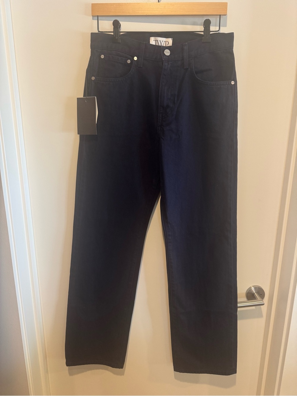TWP Women’s Kent St Jeans in Dark Navy (Color: Night Sky)